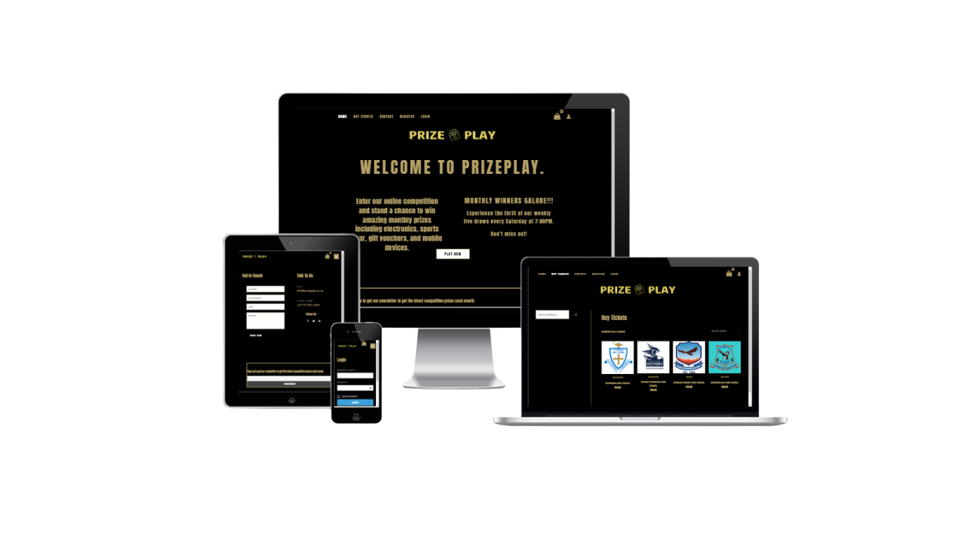E-commerce website design concept