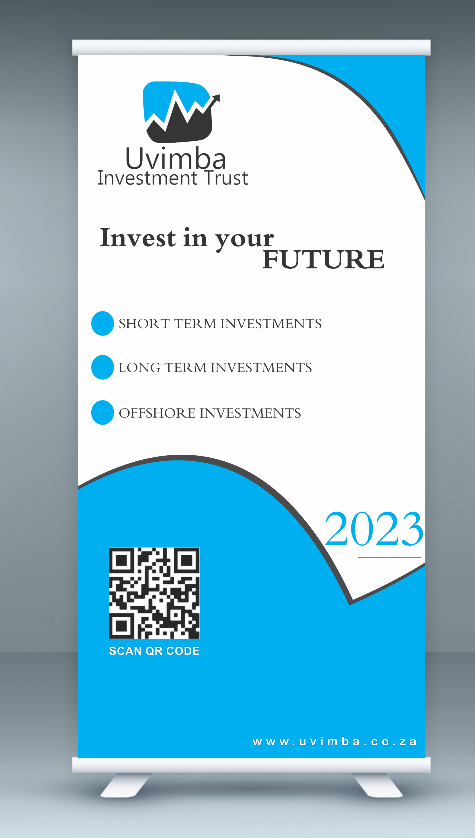 Retail marketing flyer design concept